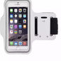 Black 9eight5 running armband for phone cases, designed for comfortable running and exercise with secure fit.