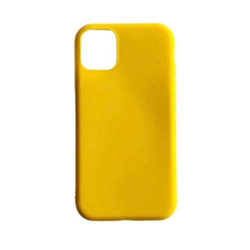 Yellow iPhone 11 case by 9eight5, durable phone case with a slim design for iPhone 11.