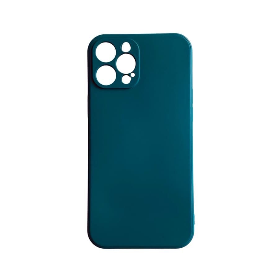 Green 9eight5 iPhone 12 Pro Max case in a sleek, protective design fitting the 6.7-inch model, shown on a plain background.