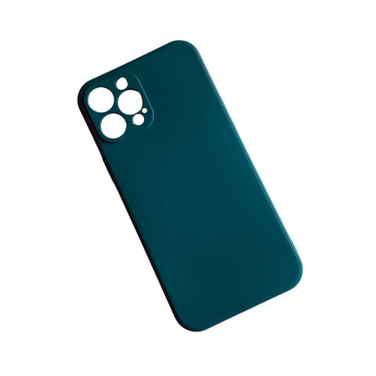 Green 9eight5 iPhone 12 Pro Max case in a slim, protective design with precise cutouts for buttons and camera.