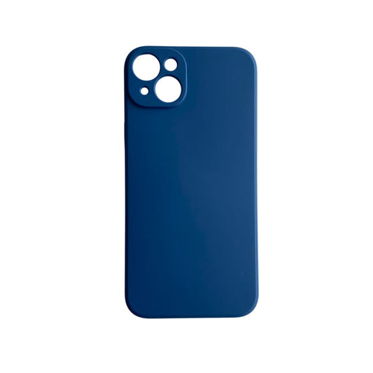 Navy phone case for iPhone 14 Plus by 9eight5, durable protective cover with precise cutouts for the 6.7-inch model.