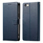Black flip case for iPhone 16e by 9eight5, showcasing a sleek design with three color options, perfect for protection and style.
