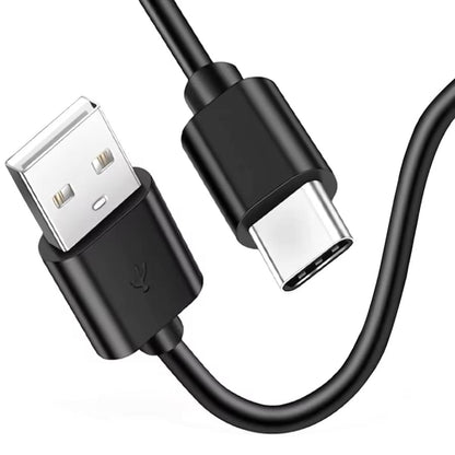 Black 2-meter Oppo phone charger cable by 9eight5, compatible with Oppo phones, designed for fast charging and durability.