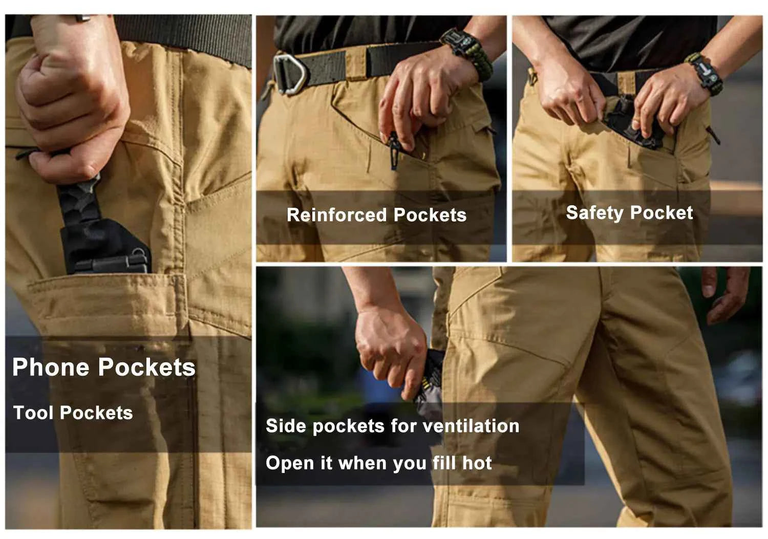 Spring Autumn Tactical Cargo Pants - Men's Combat Trousers | Outdoor Gear