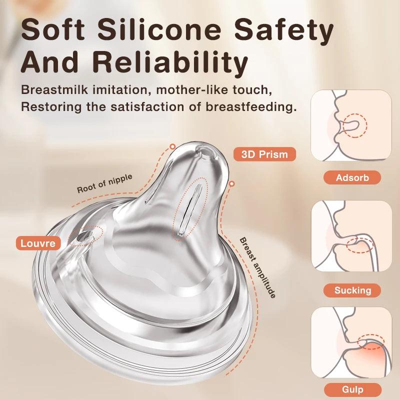 Dr.Isla 2-piece Soft Silicone Nipple Set
