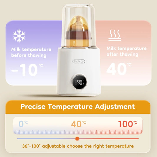 Dr.Isla Baby Bottle Warmer N22 – Multi-Function Heating for Milk, Water & Baby Food