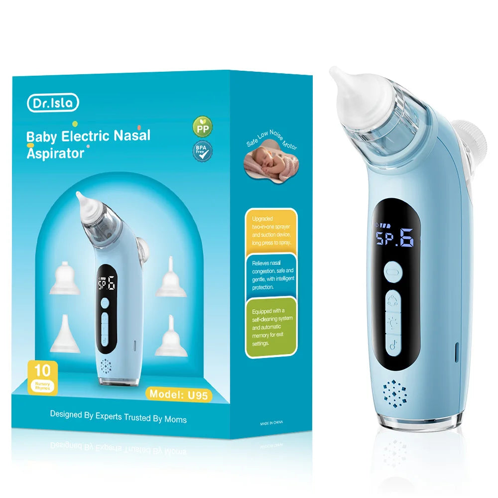 MAMIJOY 2-in-1 Baby Electric Nasal Aspirator & Nebulizer — Model U95