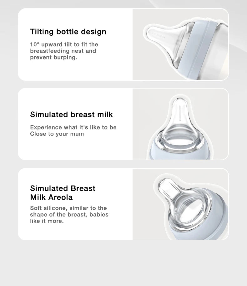 MAMIJOY 1PCS Newborn Feeding Bottles 90ML/160ML