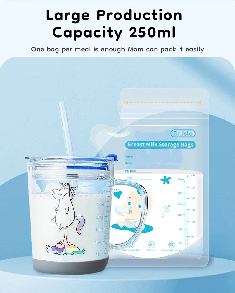 Dr.Isla 250ML Breast Milk Storage Bags