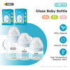 MAMIJOY Baby Glass Bottle High 80/160/240ml Borosilicate Wide-mouthed
