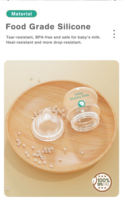 MAMIJOY 1PCS Newborn Feeding Bottles 90ML/160ML