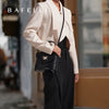 BAFELLI Crocodile-Grain Leather Bucket Bag