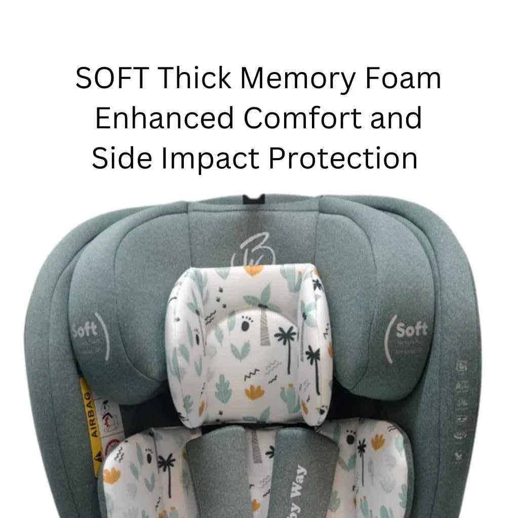 All-Rider Eden i-Size 360 Rotating and Convertible Car Seat with ISOFIX and Top Tether