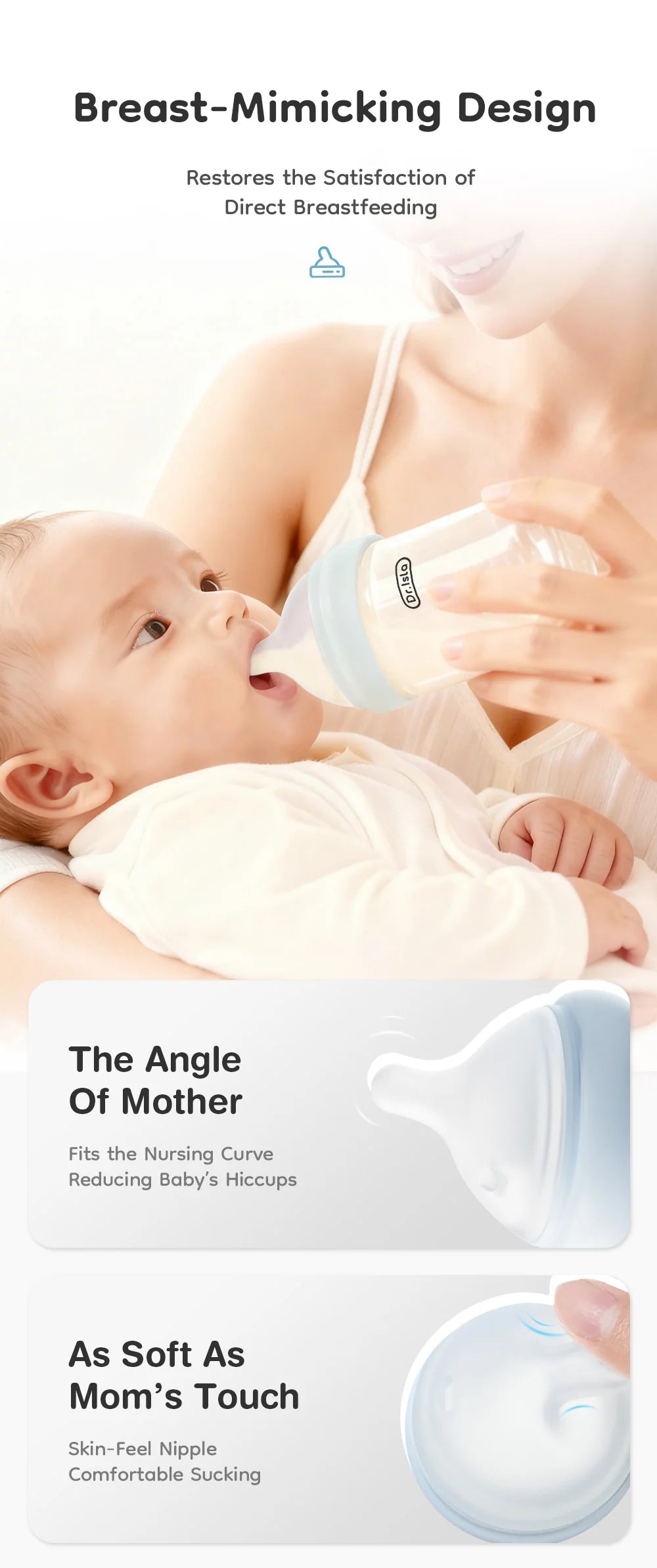 MAMIJOY Baby Glass Bottle GB60