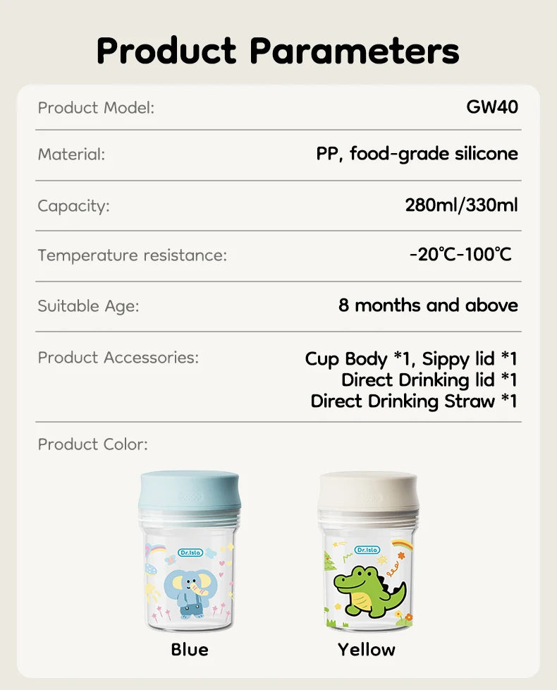 MAMIJOY GW40 Kids Water Bottle