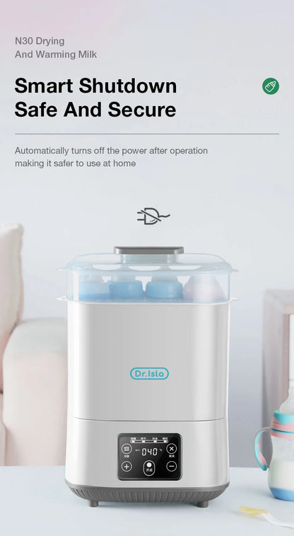 MAMIJOY N30 Multi-Function Bottle Steriliser – 5-in-1 Fast Warming, Sterilising & Drying