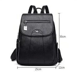 Vintage Soft Leather Backpack for Women Habicare