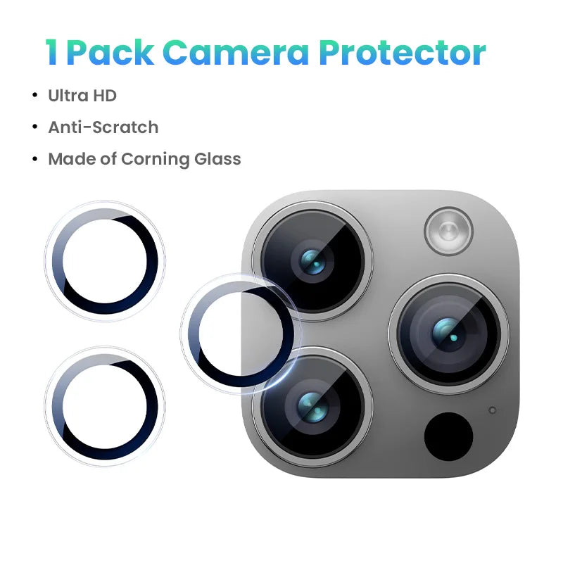 UGREEN Camera Lens Protector for iPhone 17, 16, 15, 14, 13 Pro Max