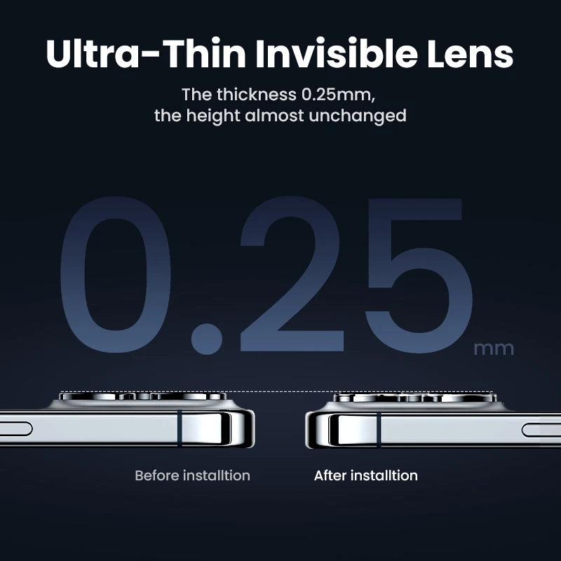 UGREEN Camera Lens Protector for iPhone 17, 16, 15, 14, 13 Pro Max