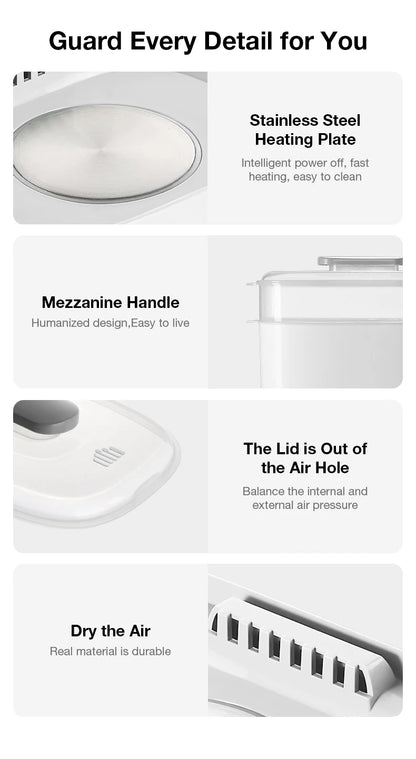 MAMIJOY N30 Multi-Function Bottle Steriliser – 5-in-1 Fast Warming, Sterilising & Drying