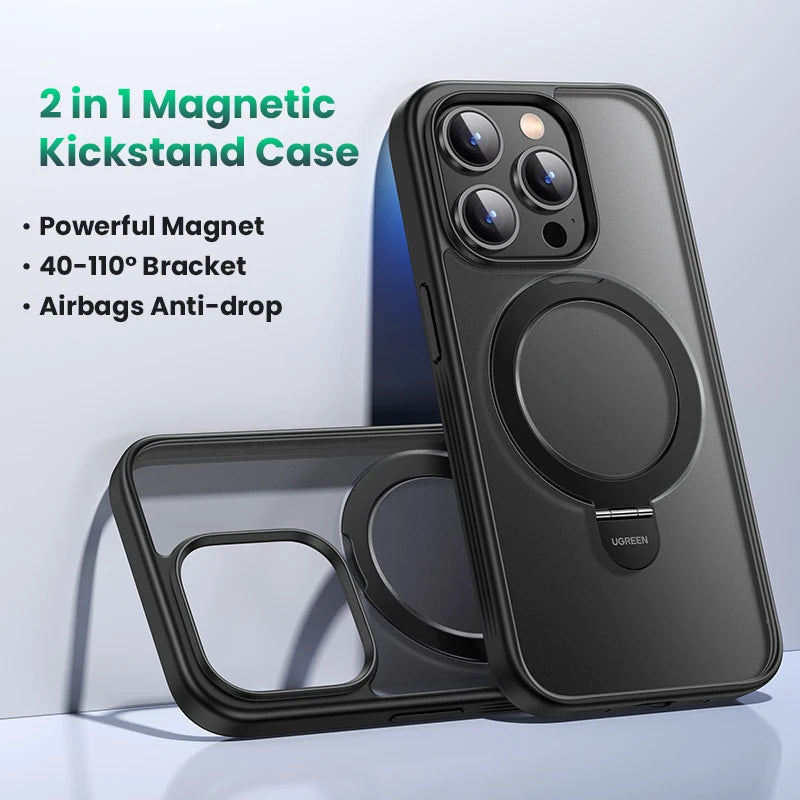 UGREEN 360° Magnetic Stand for iPhone 17, 16, 15 Pro Max
