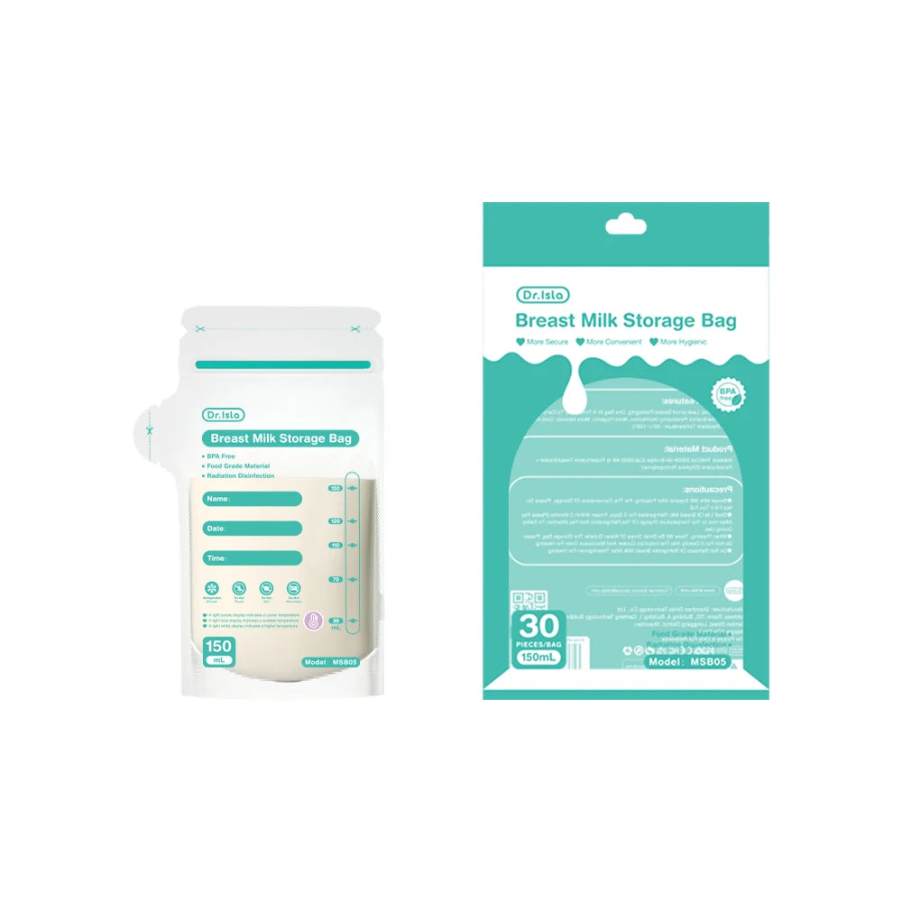 MAMIJOY Temperature Display Breast Milk Storage Bag 30PCS 150ML