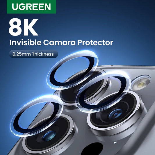 UGREEN Camera Lens Protector for iPhone 17, 16, 15, 14, 13 Pro Max