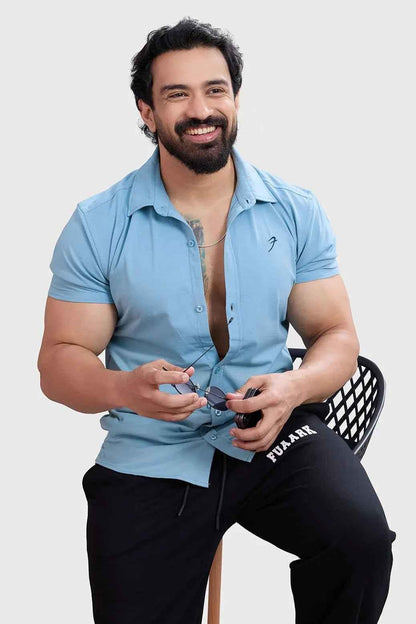 Aero Shirt Stone Blue