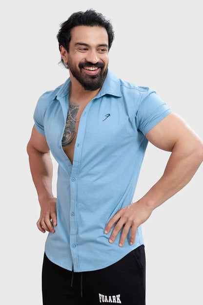 Aero Shirt Stone Blue
