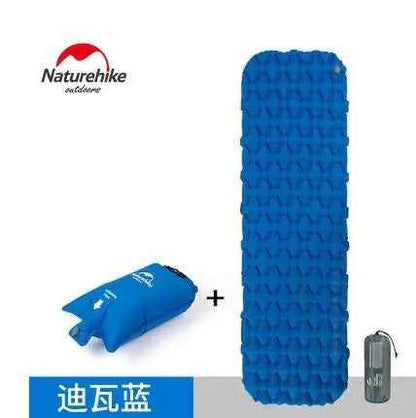 Outdoor Inflatable Mattress - Moisture-Proof Camping Tent Sleep Pad with Pillow Options | 1P & 2P