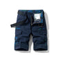 Men's 100% Cotton Cargo Shorts - Knee-Length Outdoor Shorts | Summer Wear