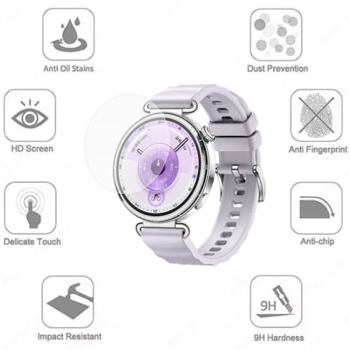 Huawei GT6 41mm watch screen protector by That Watch Shop, showing clear, durable protective film on smartwatch display.