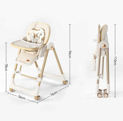 Preorder - Jupiter Beige 2-in-1 High Chair & Swing