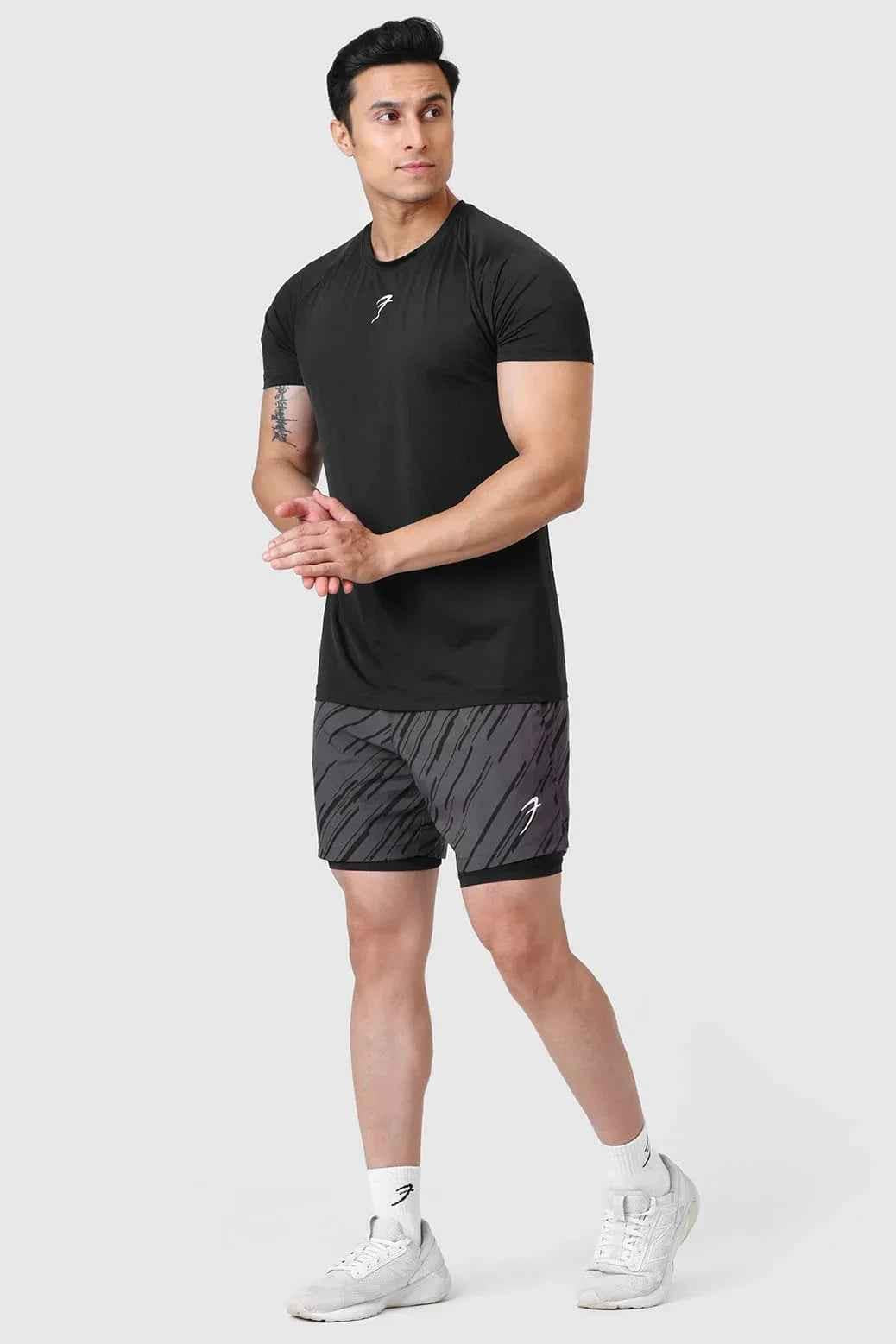 Bare Nylon T-shirt Black