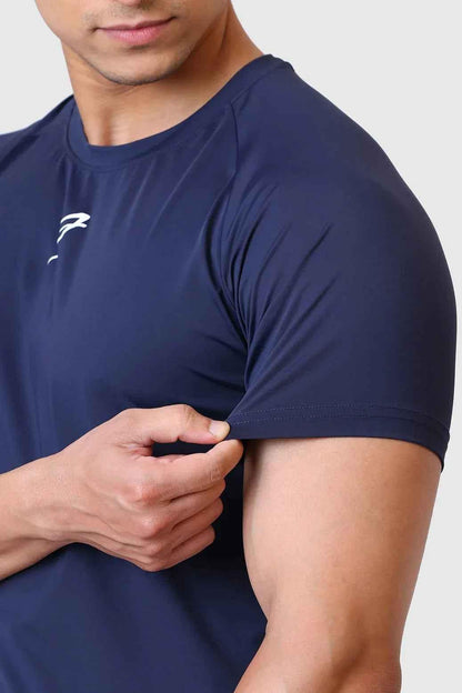 Bare Nylon T-shirt Navy