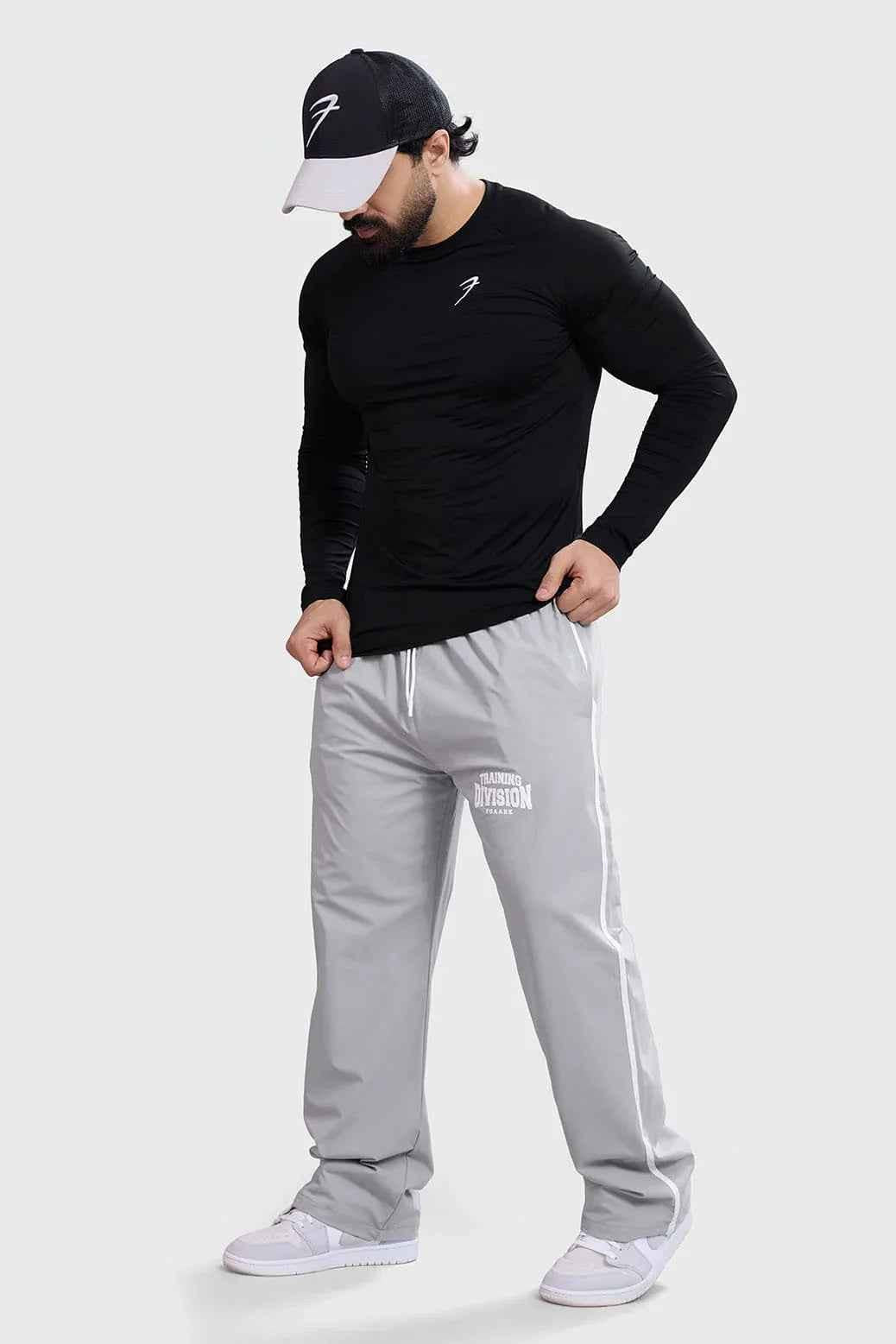 Bare Nylon Fullsleeves T-shirt Black