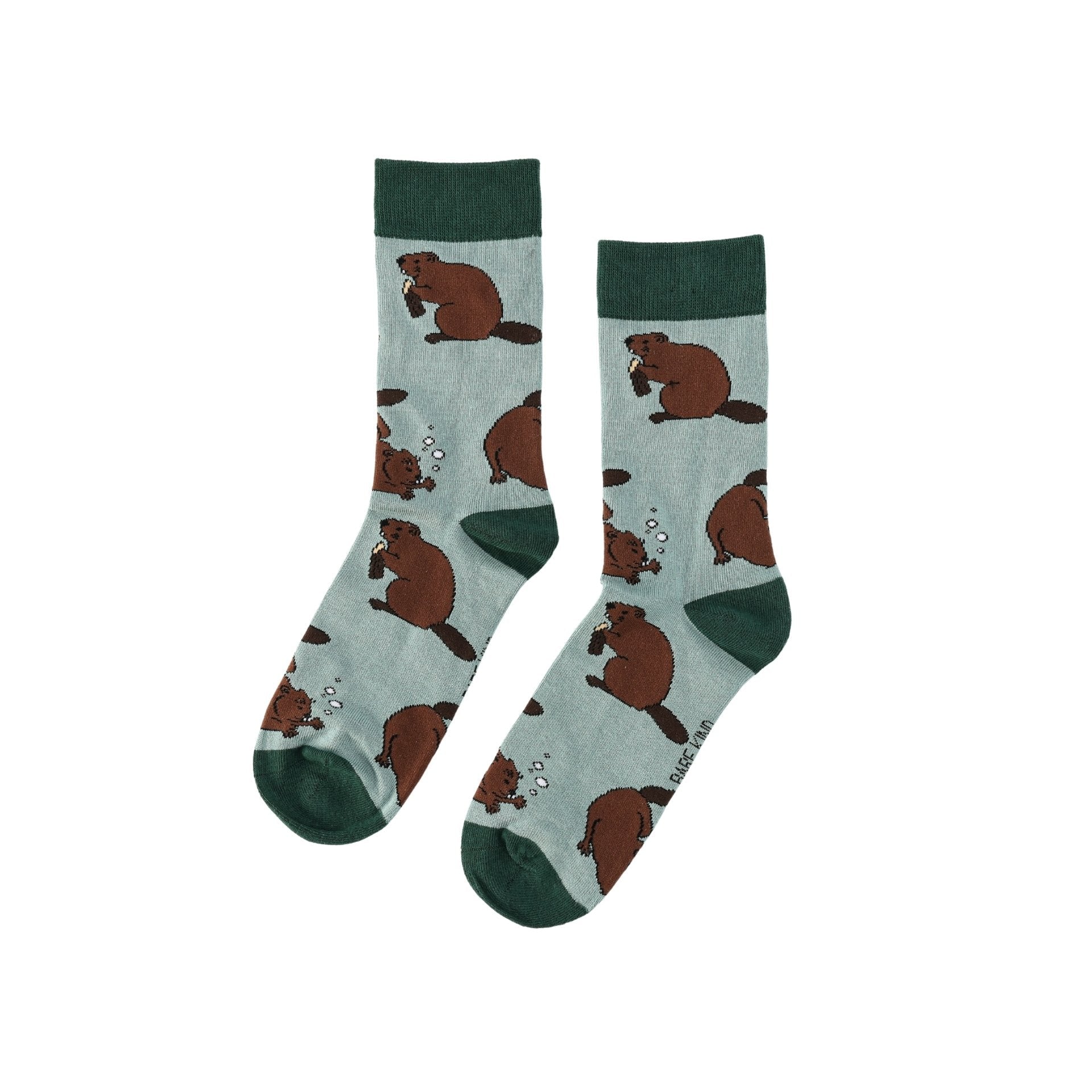 Save the Beavers Bamboo Socks Barekind NZ