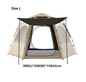 Hexagonal Camping Tent - Durable, Quick Setup JLP5467 ECOTREK