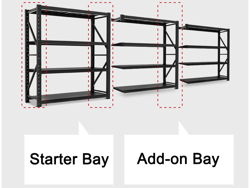Storage Shelving Warehouse Shelf Shelves Racking Racks 200*200/150*50cm Starter/Add-on dealonline.co.nz