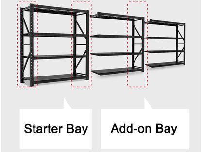 Storage Shelving Warehouse Shelf Shelves Racking Racks 200*200/150*50cm Starter/Add-on dealonline.co.nz