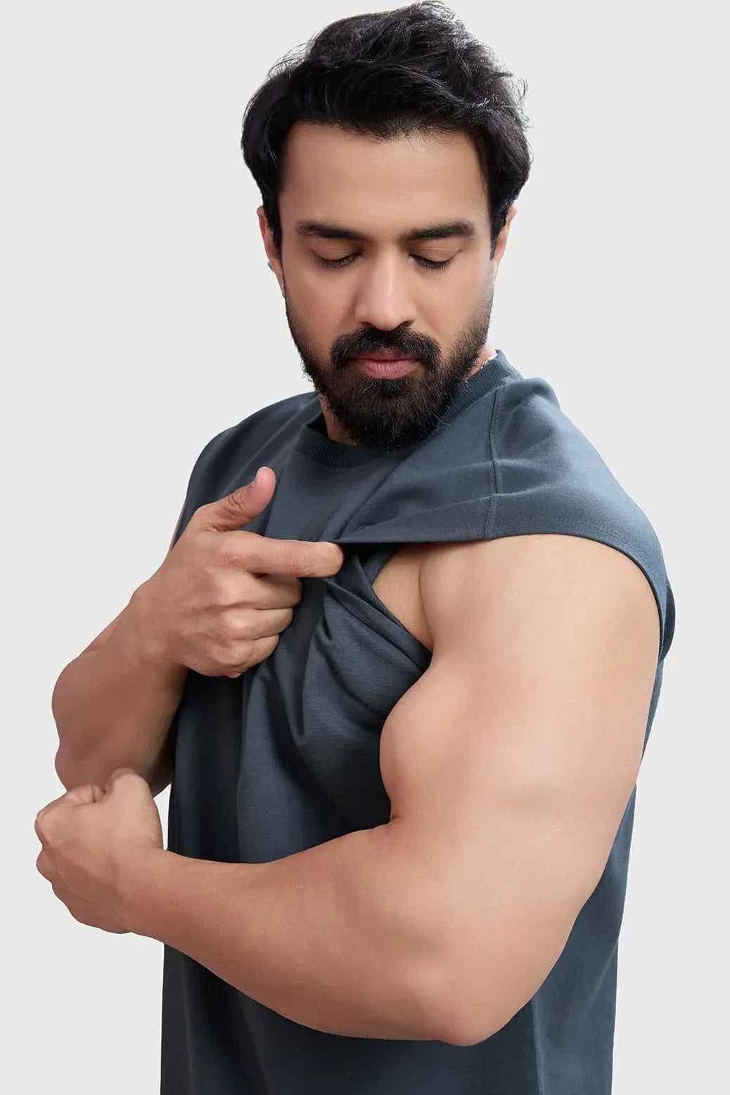 Blackout Capsleeves Tank Dark Grey