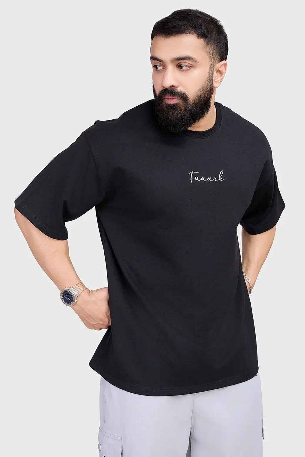 Bold Oversized T-shirt Black