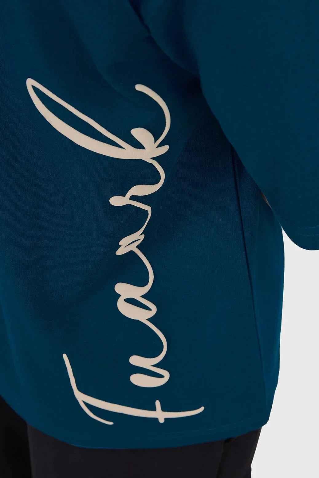Bold Oversized T-shirt Teal