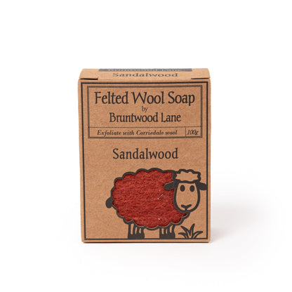 Sandalwood Felted Wool Soap - ShopHub
