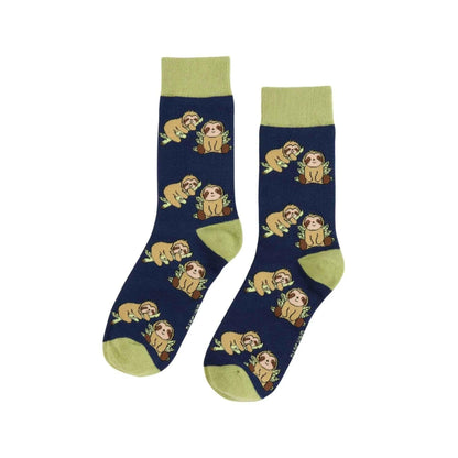 Save the Blue Sloth Bamboo Socks