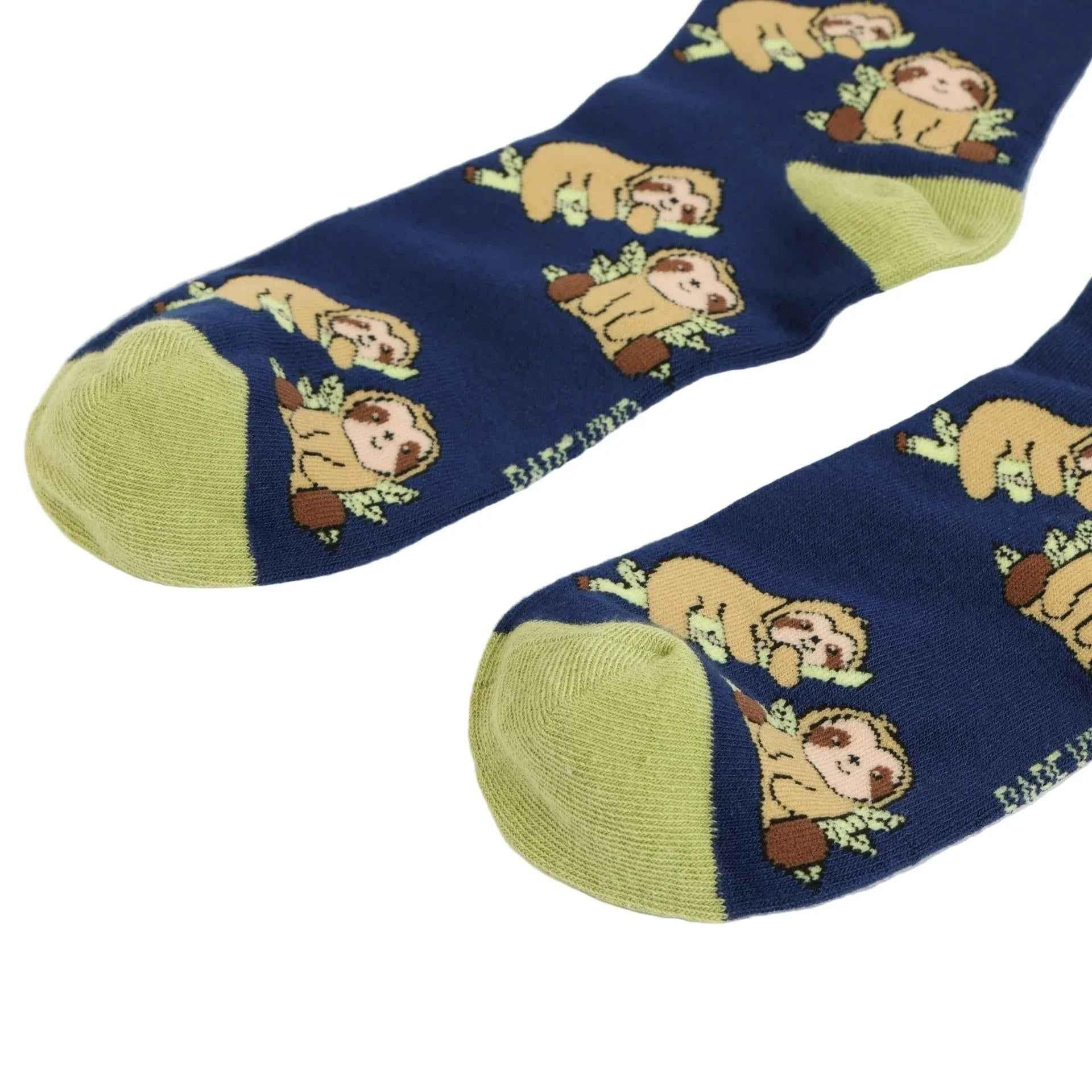Save the Blue Sloth Bamboo Socks