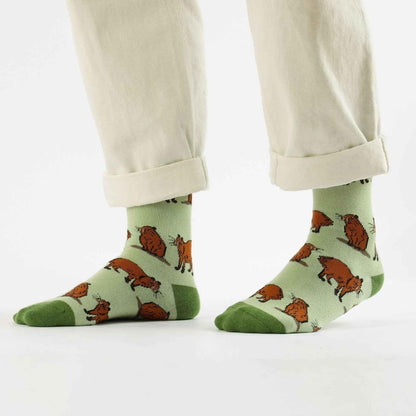 Save the Green Capybara Bamboo Socks