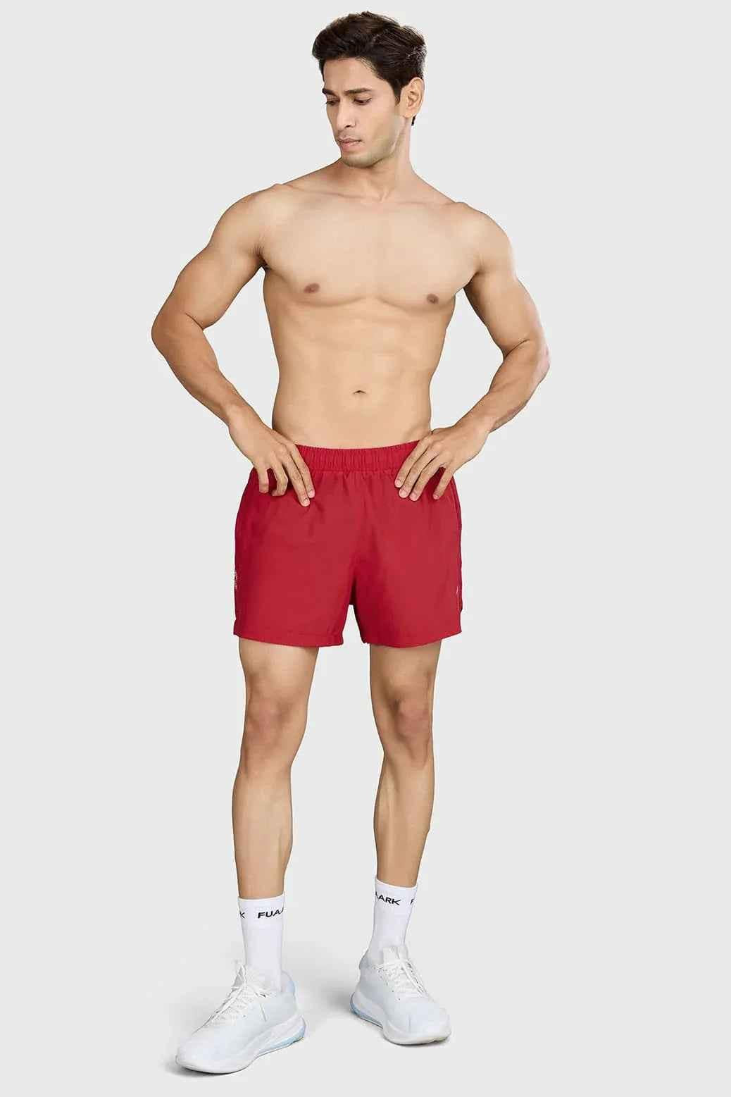 Pulse 4" Running Shorts Red