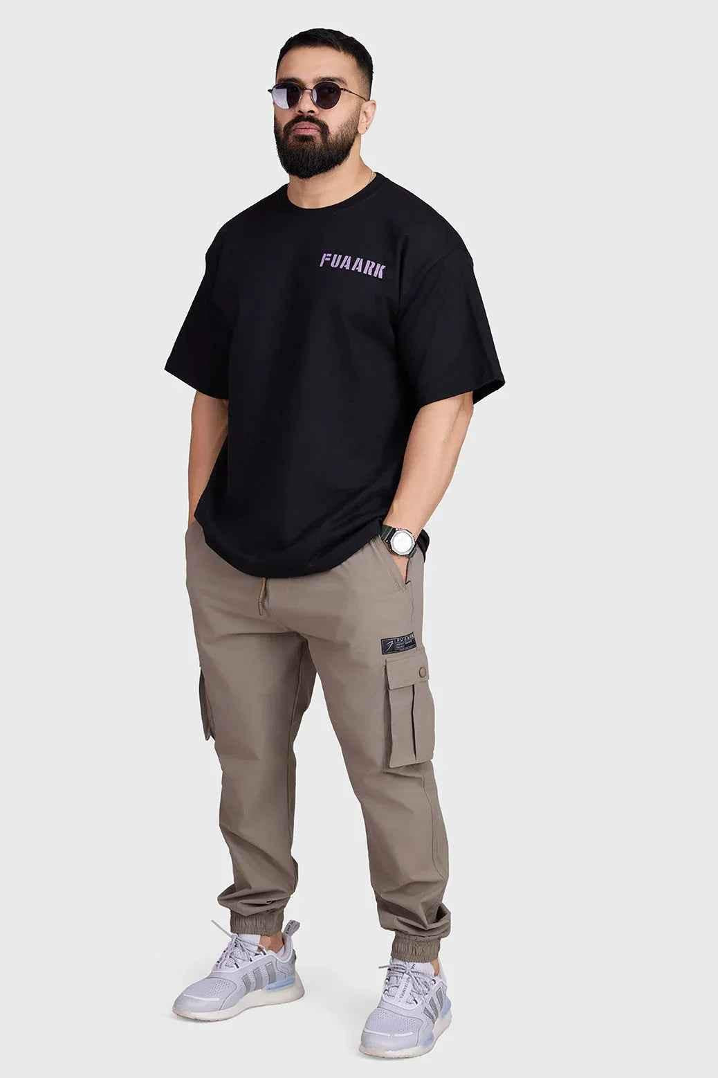 Unisex Rage Oversized T-shirts Black