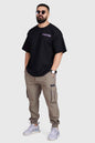 Unisex Rage Oversized T-shirts Black